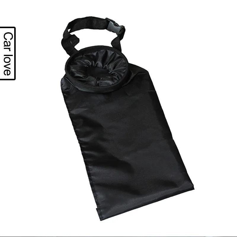 Foldable Car-Mounted Trash Can Multi-Functional Hanging Storage Bucket for Easy Car Access with Garbage Bag Included