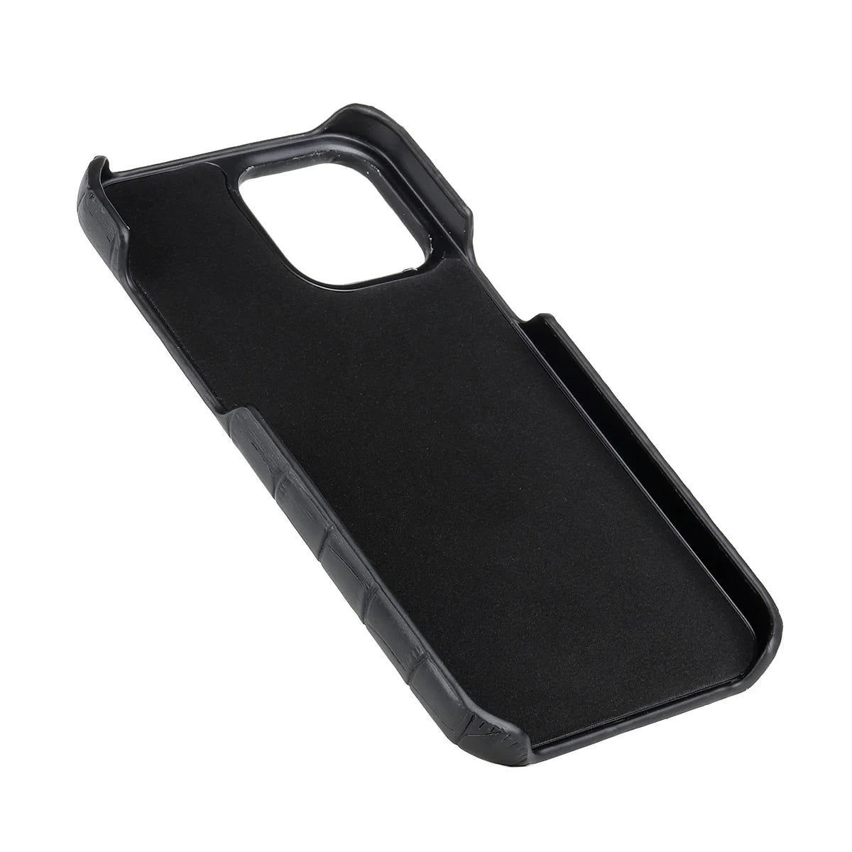 Ultra Thin Crocodile Leather Back Case For iPhone 17 16 15 14 13 Pro Max Shockproof Cover