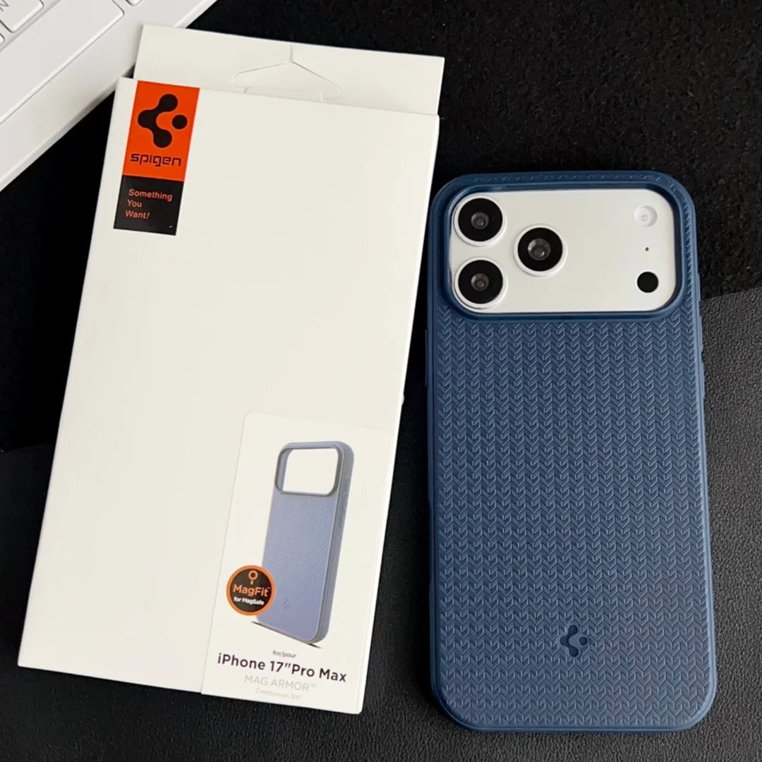 Spigen Liquid Air Cases For iPhone Air 17 16 15 14 13 12 ProMax 16Plus Soft TPU Rugged Armor For Magsafe Wireless Charging Cover