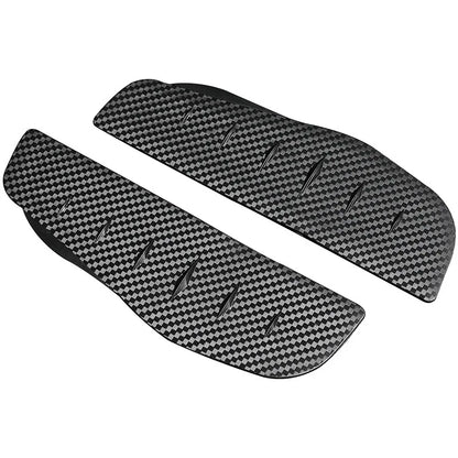 2Pcs Car Rearview Mirror Rain Cover Carbon Fiber Side Mirror Protector Waterproof Shield Rain Eyebrow Universal Auto Accessories