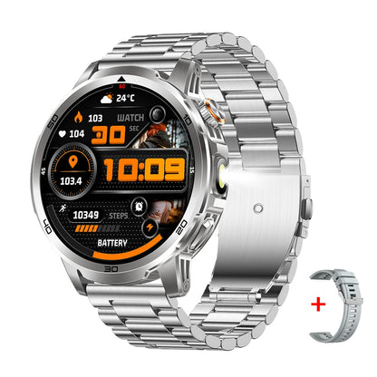 MEVADEN 1.85" Large Screen Outdoor Sports  Smart Watch Bluetooth Call LED Flashlight 1000mAh Health Monitor Smartwatch MD60