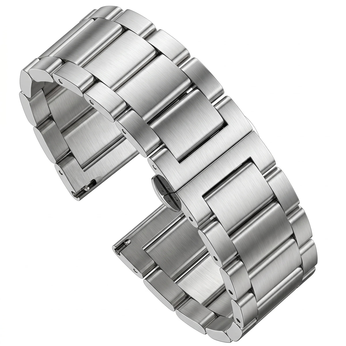 Stainless Steel Watch Band Bracelet 18 20 21 22 23 24mm Women Men Solid Metal Wristband Replacement Strap Accessories With Tool