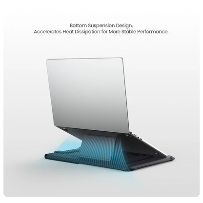 NILLKIN Portable Leather Laptop Sleeve Case Bag for Macbook Air 13 14 15 16 inch M4 M3 M2 Mac Book Pro Adjustable Stand Cover