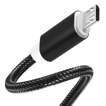 Micro USB Charger Nylon Braided Data Cable Android Phone Quick Charge 2A Black Blue Pink Red Silver Gold 1m 1.5m 2m