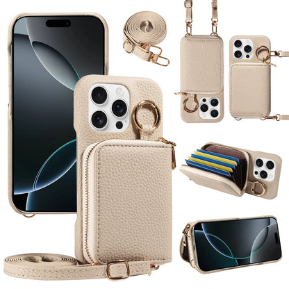 PU Leather Phone Case for IPhone17 16e 16 Pro Max 15 Pro Max 14 13 with Multiple Card Slots, Anti-drop and Wallet Function Cover