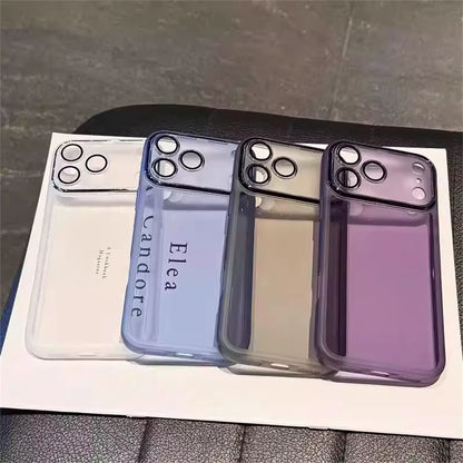 Camera Protection Transparent Phone Case For iPhone 17 Pro Max Air 16 15 14 Plus 13 12 Mini 11 Clear Shockproof Silicone Cover