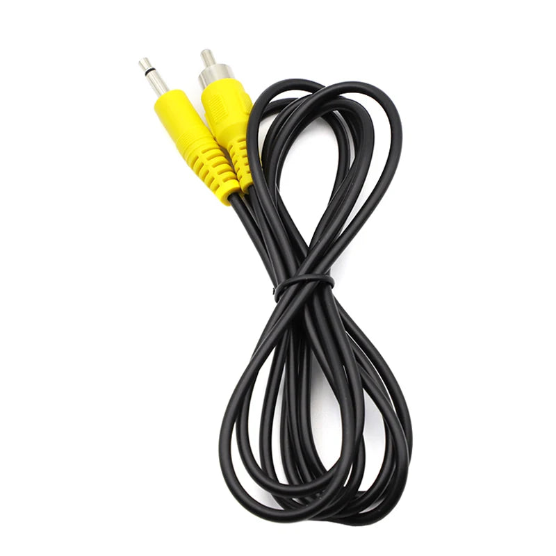 1.5M Aux Audio Cable 3.5mm Mono Male Plug Jack to Single RCA Male AV Audio Video Cable Connector Adapter for Laptop MP3/MP4