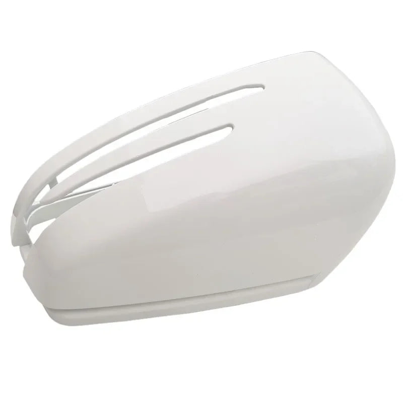 White Side Wing Mirror Cap Covers For Mercedes Benz W212 W204 C E S Class W176 W246 C117 X156 X204 W221 C218 A B CLA GLA GLK