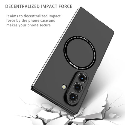 Anti-Fingerprint Plain Black Case for Samsung Galaxy Z Fold 8 Ultra 5G Fold8 Fold7 Fold 7 6 5 4 3 Fold6 Fold5 Fold4 Fold3