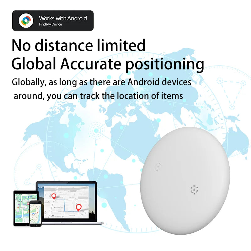 Bluetooth Smart Tag for Android Devices Compatible with Google Find Hub,Find My, Air Tracker Tag,Item Finder for Wallet,Suitcase
