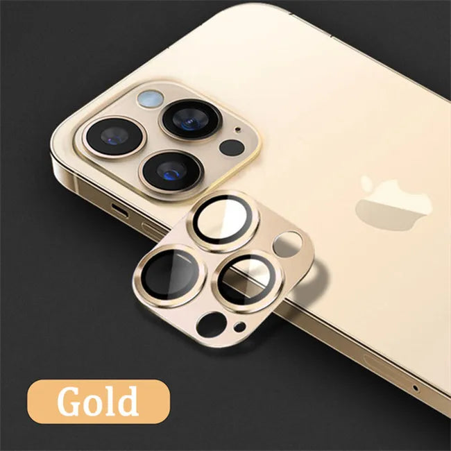Metal Camera Lens Glass Protector for IPhone 14 13 15 Pro Max 12 Mini 14 Plus 14Pro 13Pro 15Pro i15 Glass Lens Cover Accessories