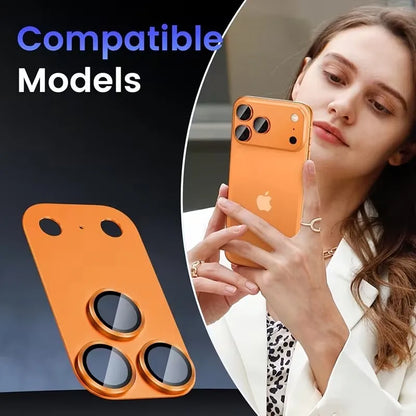 1PCS Protective Film for iPhone 18 17 Pro Max/iPhone 17 Pro/17 Full Coverage Ultra-Thin Camera Lens Protector Metal Frame New