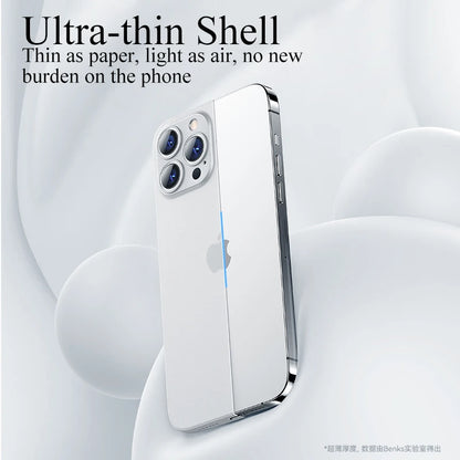 0.3mm Ultra Thin Back Cover Case For iPhone 13 12 Mini 11 Pro SE 2022 2020 Transparent Matte Hard Cover Soft Slim Shell Fundas