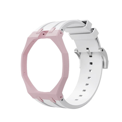 Bioceramics Watch Case+Silicone Band Modification Kit Strap Case Changer To Wristwatch Accessories For Royal Pop