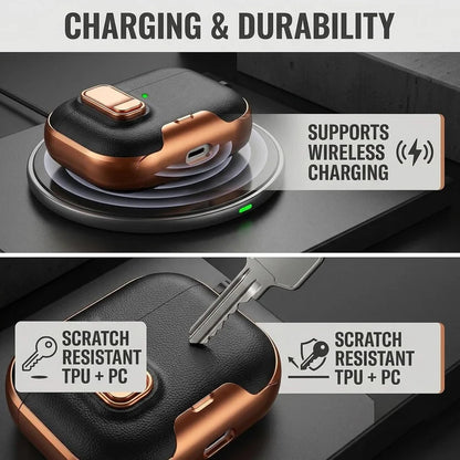 Safety Lock Case For AirPods Headphone Pro Pro 3 with Cleaning Kit Full Body Shockproof Protective Cover For AirPods 4 Pro3 2025