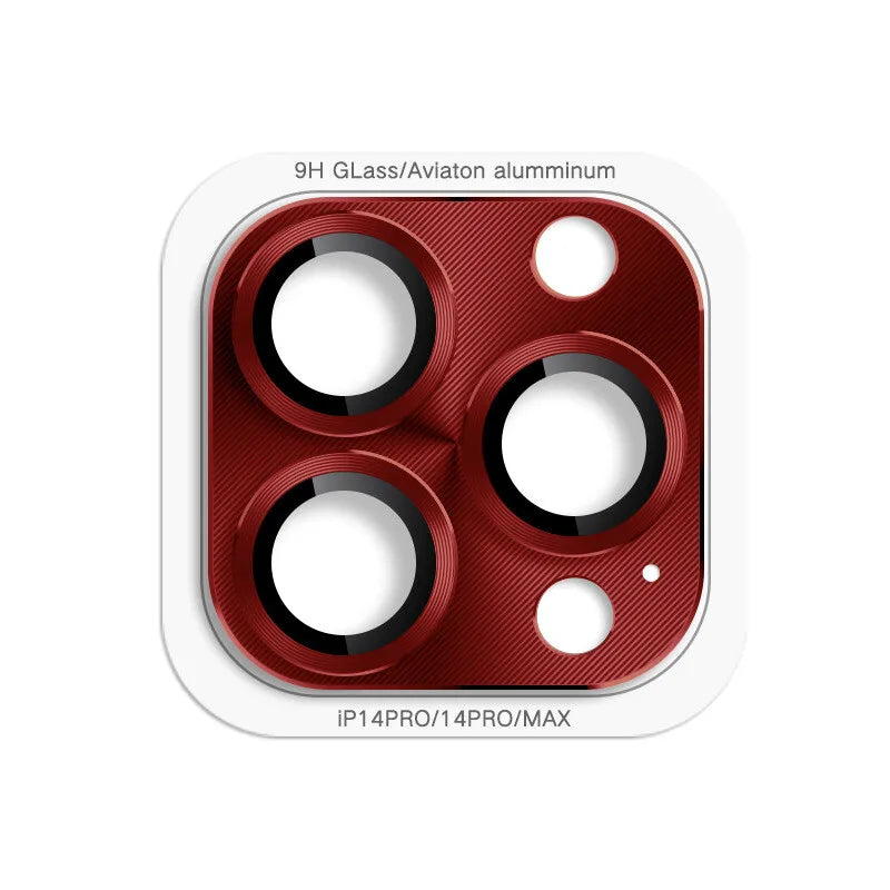 Tempered Glass Metal Camera Lens Protector for Apple iPhone 14 15 16 17 Pro Max Easy Install Camera Lens Protector Case