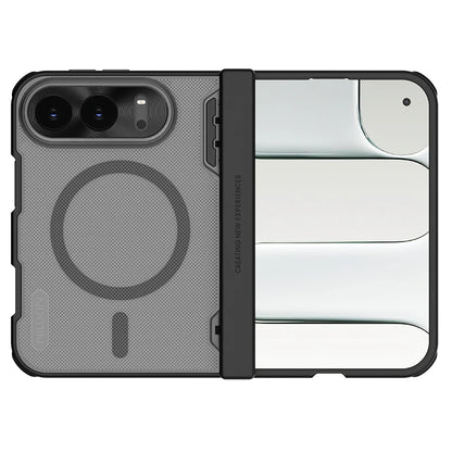 Nillkin For iPhone Duo Cases For MagSafe Matte Shield Fold Magnetic Slim Shockproof Bumper Lens Protection Cover For iPhone Fold