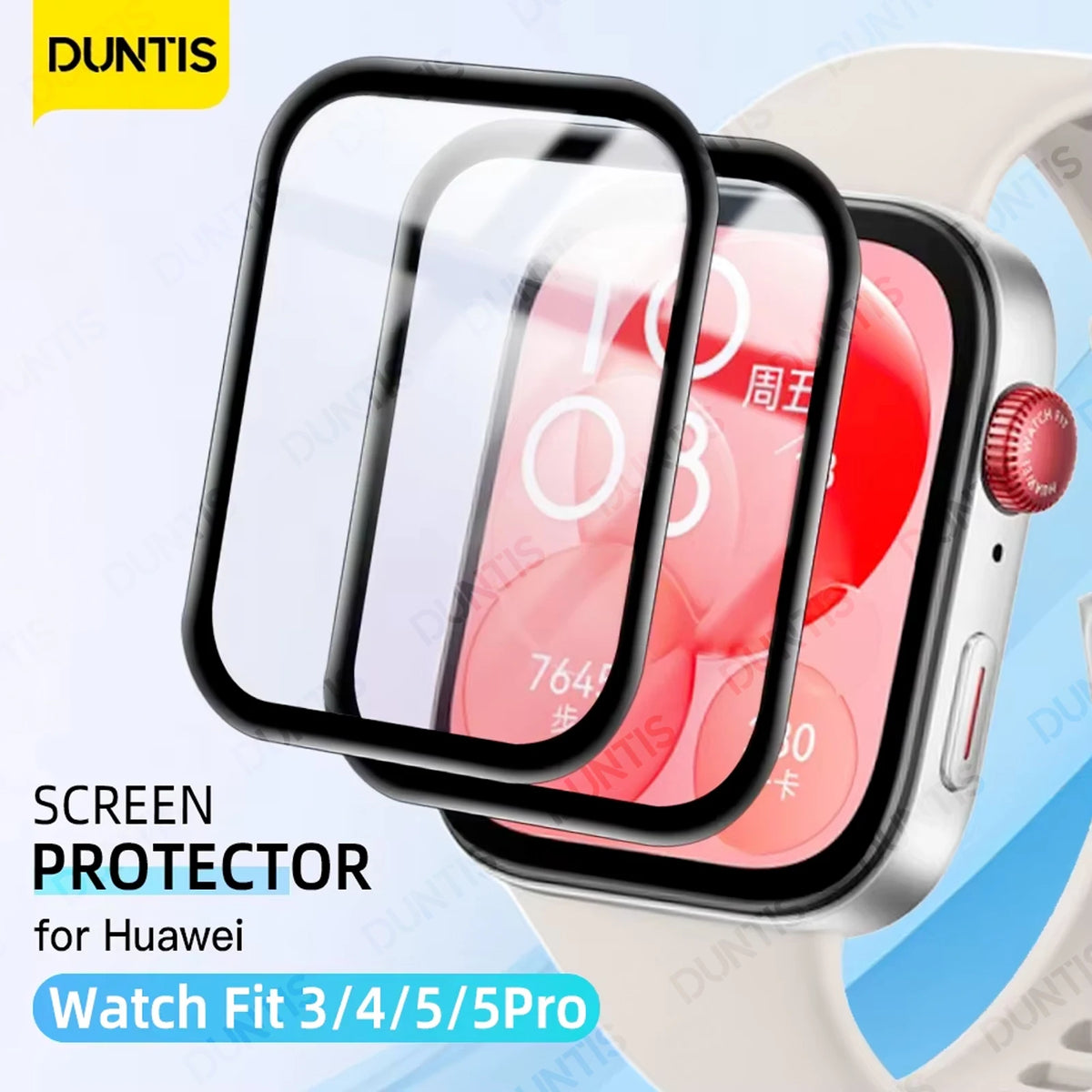 Screen Protector for Huawei Watch Fit 3/4/5/5 Pro 3D Curved Screen Protector Huawei Watch Ultra-HD Full Coverage Protective Film