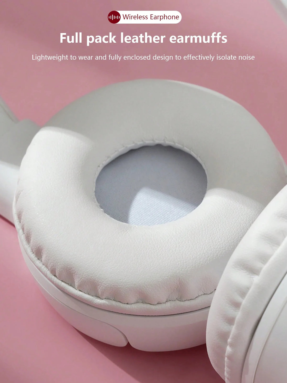 Wireless Over-Ear Headphones, Foldable Stereo, Jerry 5.3, Long Battery Life, Intelligent Noise Cancellation for Gaming Headphone