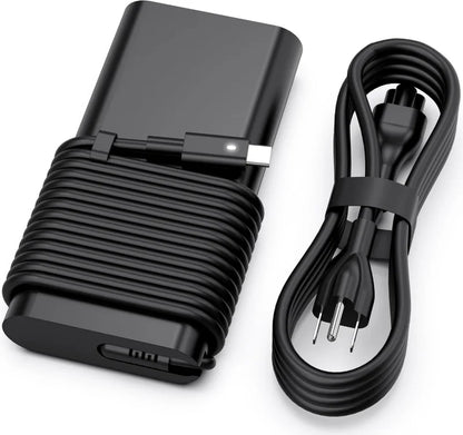90W USB/TYPE-C AC Laptop Power Adapter Compatible with DELL XPS 15 17 Latitude 3000 7000 Series Precision 5470 5550 3540 3570