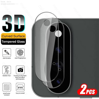 3-1Pcs 3D Clear Tempered Glass Curved Camera Protector for Google Pixel 11 Pro XL 5G Moblie Phone Lens Film Pixel11 Pixle 11Pro