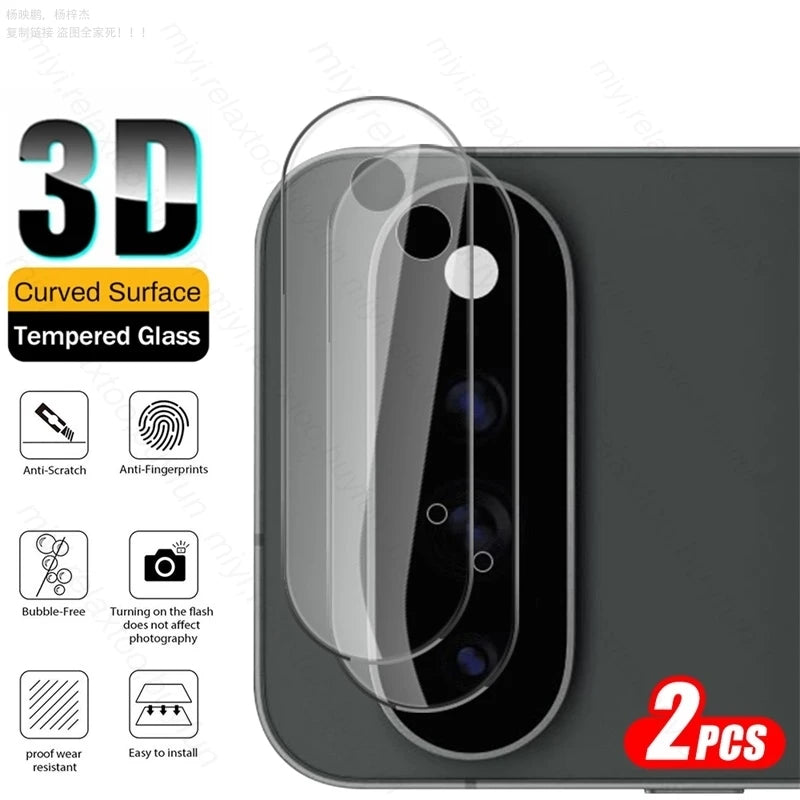 3-1Pcs 3D Clear Tempered Glass Curved Camera Protector for Google Pixel 11 Pro XL 5G Moblie Phone Lens Film Pixel11 Pixle 11Pro