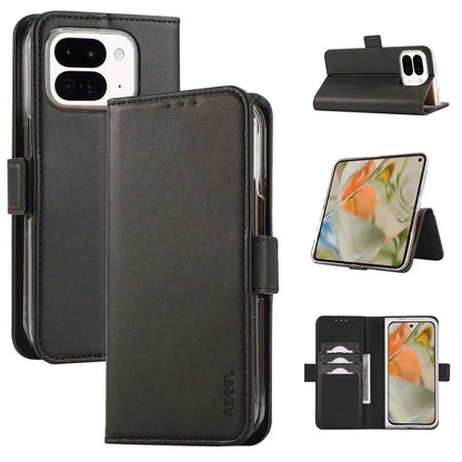 For Google Pixel 11 Pro Fold Case PU Leather Pattern Flip All Inclusive Phone Cover Fingerprint-Resistant Shockproof Bumper