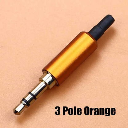 1pcs 3.5mm Mono Stereo Headphone Plug DIY 2 3 4 Pole Male Audio Adapter 3.5 Speaker Earphone Jack AUX Solder Wire Connector