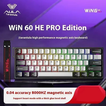 Aula Win60 Win68 He Magnetic Switch Keyboards 8k Rgb Hot-Swap Wired Mechanical  Gaming Keyboard Customize Esports PC Gifts