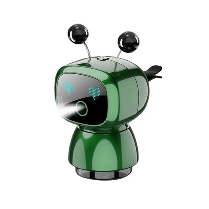 Cute Robot Smart Car Aroma Diffuser Car Air Outlet Fragrance Air Purifier Car Interior Decor Gift Electric Air Freshener