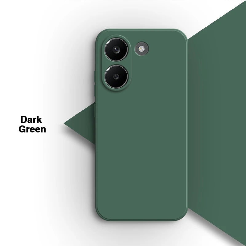 Original Phone Case for Xiaomi Poco X8 Pro X8Pro 5G Internal Flocking Liquid Silicone Camera Protection Luxury Back Covers Shell