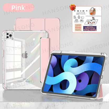 For iPad A16 11th Case For Air 11 M3 M4 Air 13 M4 10th Gen 10.9 7 8 9th 10.2 Air4 5 Pro 11 12.9 13 M4 M5 5 6th 9.7 Mini6 7 Cover