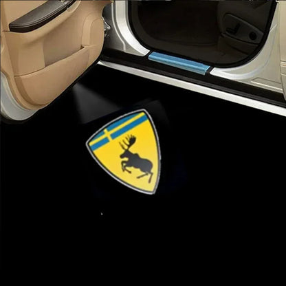 Car Led Door Welcome Light Projector Ghost Shadow Lamps For Volvo Polestar 1 2 V60 S90 S60 XC40 XC60 XC90 S80 V40 2020 2023
