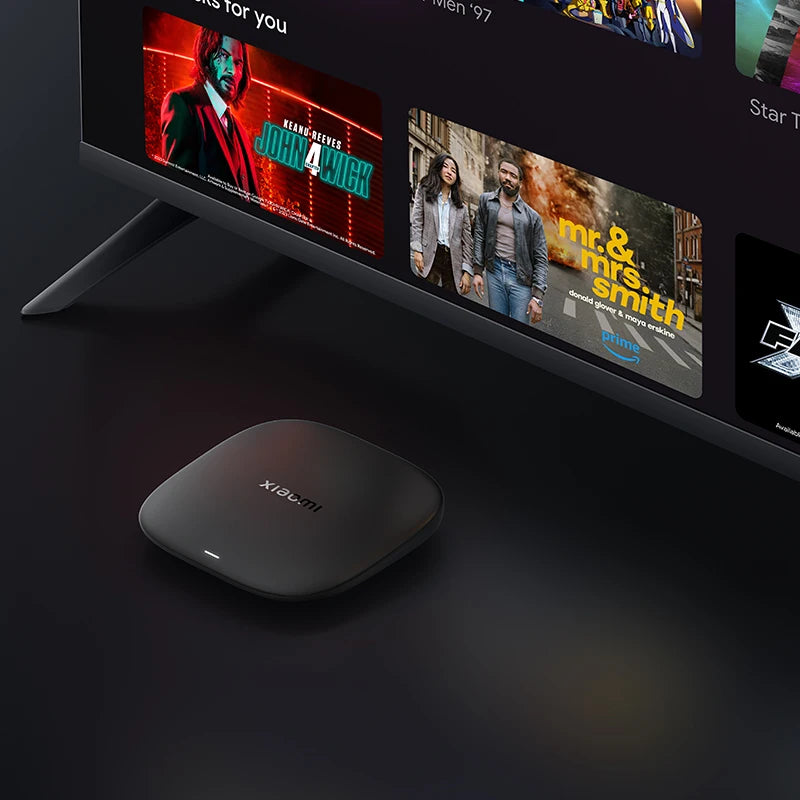 Global Version Xiaomi Mi TV Box S 3rd Gen Bluetooth 5.2 4K UHD Wifi6 2GB 32GB Google TV Google Assistant Smart Media Control