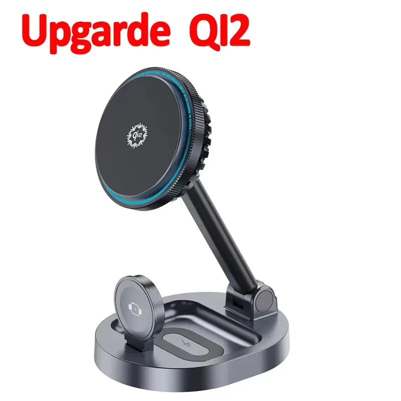 3 In 1 Magnetic Wireless Charger Stand Pad For Magsafe iPhone 16 15 14 13 12 Pro Max Apple Watch Airpods Fast Charging Station