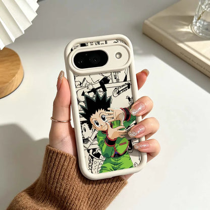 Anime Killua Hunter x Hunter For Google Pixel 10 9 8A 8 7 7A Pro XL 5G Eye Ladder Soft Silicon Shockproof Cover Phone Case