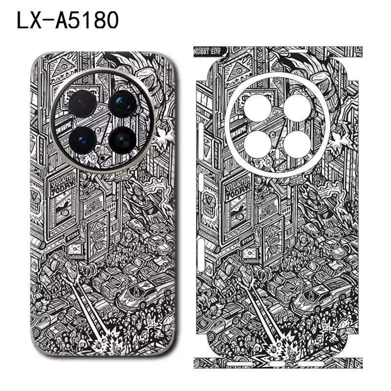 Skin Sticker for Honor Magic 8 7 6 Pro 8Pro Air 8RSR Decals Back Film Cover Screen Protector Wrap Ultra Thin Sticker