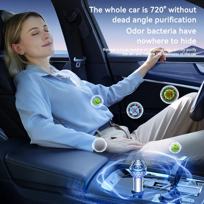 Car air purifier  Compact and convenient car fresh air purifier