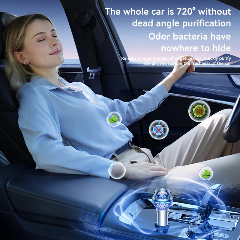 Car air purifier  Compact and convenient car fresh air purifier