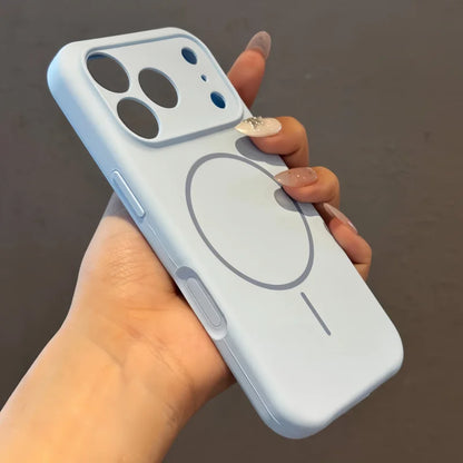 Luxury Liquid Silicone Original Case For iPhone 17 Pro Max Air 16 15 14 13 12 Plus Magsafe Shockproof Matte Soft Bumper Cover