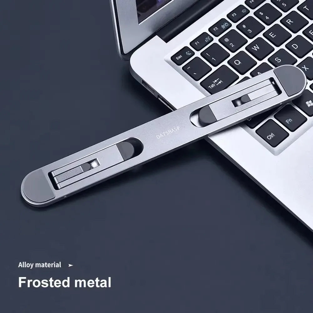 Eary Portable Laptop Stand For MacBook Foldable Tablet Holder Notebook Riser for Desk Support Air Pro Stand Ventilated Cooling