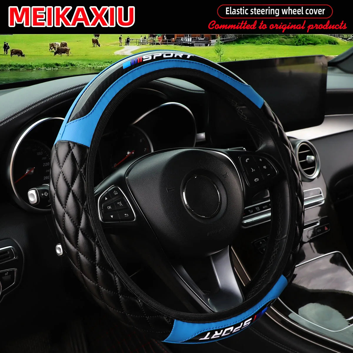 The New Crystal Carbon Fiber Sport Car Comes With a Universal Disc Cover Without Inner Ring for All Seasons