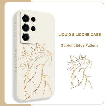 Proud Cat Phone Case For Samsung Galaxy S25 S24 S23 S22 S21 S20 S10 S10E Ultra Plus FE Note 20 Ultra Plus Cover