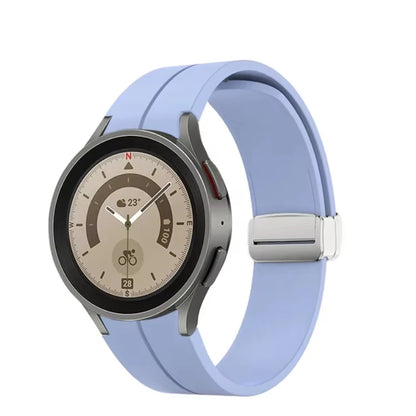 No Gap Magnetic Silicone Strap For Samsung Galaxy Watch 7 6 5 4 44mm 40mm Pro 45mm Bracelet Galaxy Watch6 Classic 43mm 47mm Band