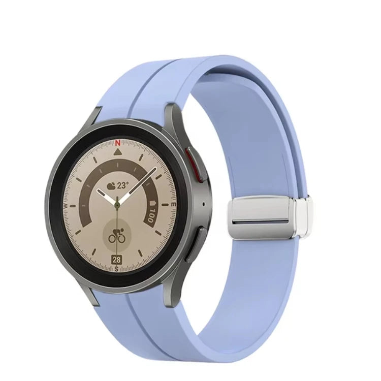 No Gap Magnetic Silicone Strap For Samsung Galaxy Watch 7 6 5 4 44mm 40mm Pro 45mm Bracelet Galaxy Watch6 Classic 43mm 47mm Band