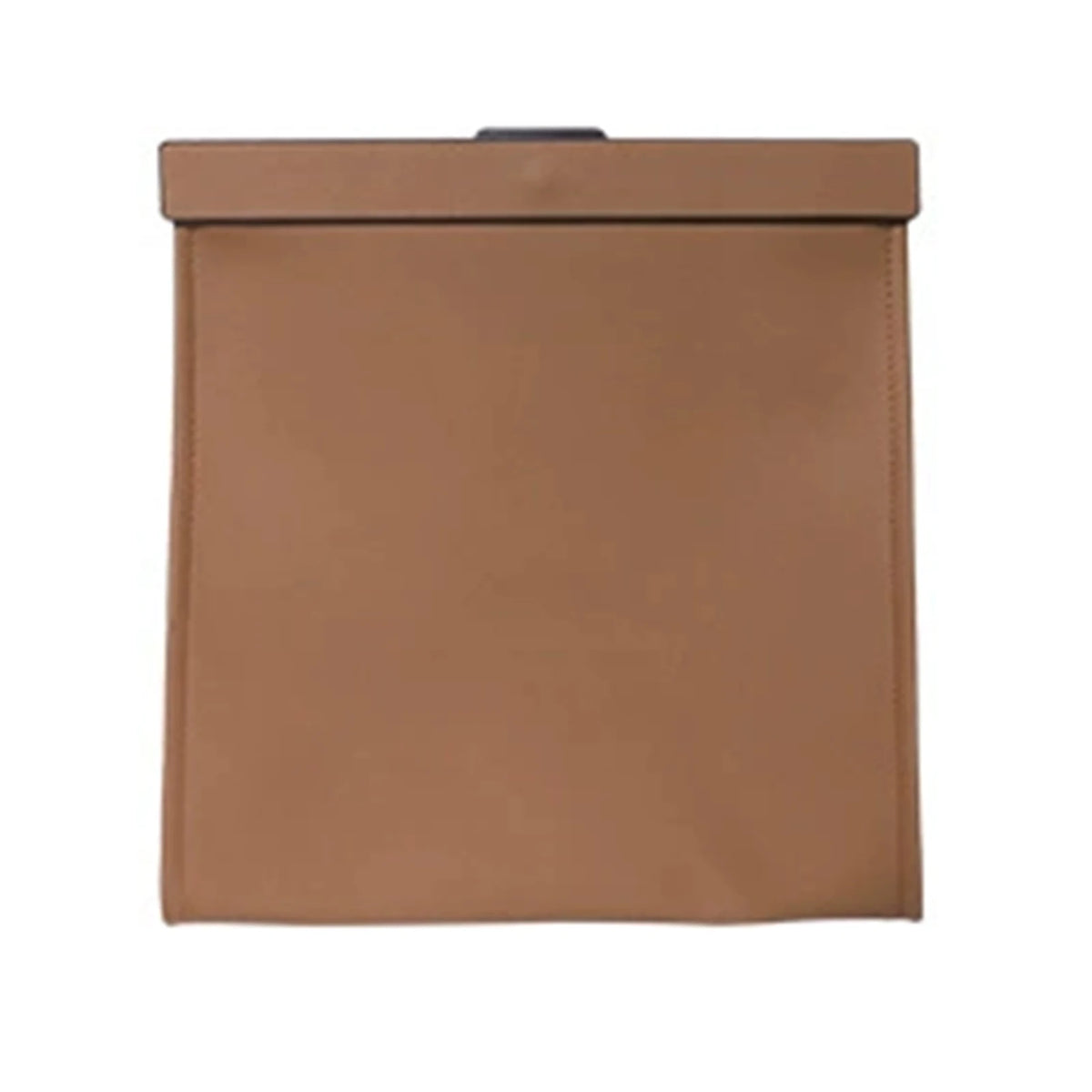Magnetic Adsorption Car Garbage Bag Waterproof PU Leather Auto Back Seat Hanging Trash Bin for Car Interior Accessories
