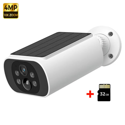 Solar Camera WIFI Outdoor Wireless Security Cam 2.5K Ultra Standby Time PIR Smart Light Color Night Vision AI Detect Battery Cam