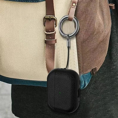 TPU Leather Case For AirPods 4 3 2 1 Earphones Protective Cases For Apple Air Pods Pro 1st 2nd Gen Cover Headset Shell With Hook