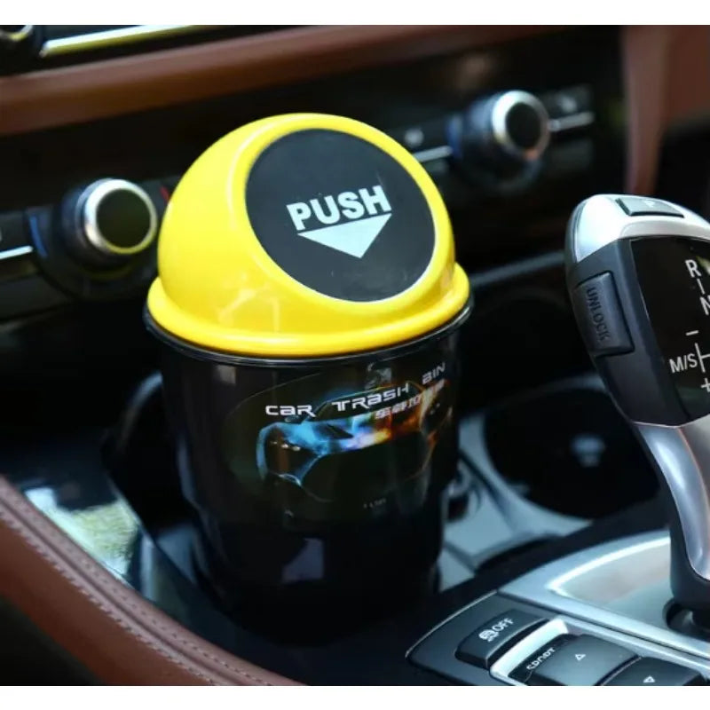 Car Trash Can Car Door Seat Back Garbage Storage Fashion Creative Water Cup Holder Storage Bucket