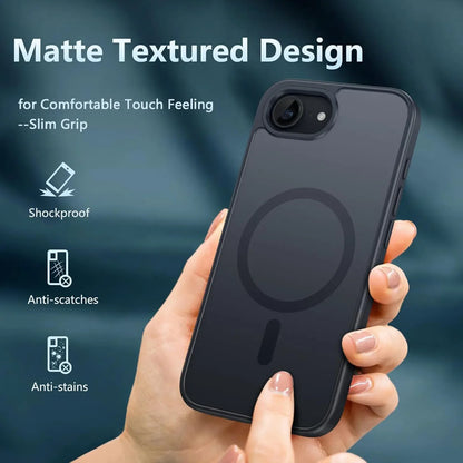 For iPhone 17E Magsafe Magnetic Wireless Charging Case For iPhone 16E iPhone16E SE 2025 5G Shockproof Matte Back Cover Coque